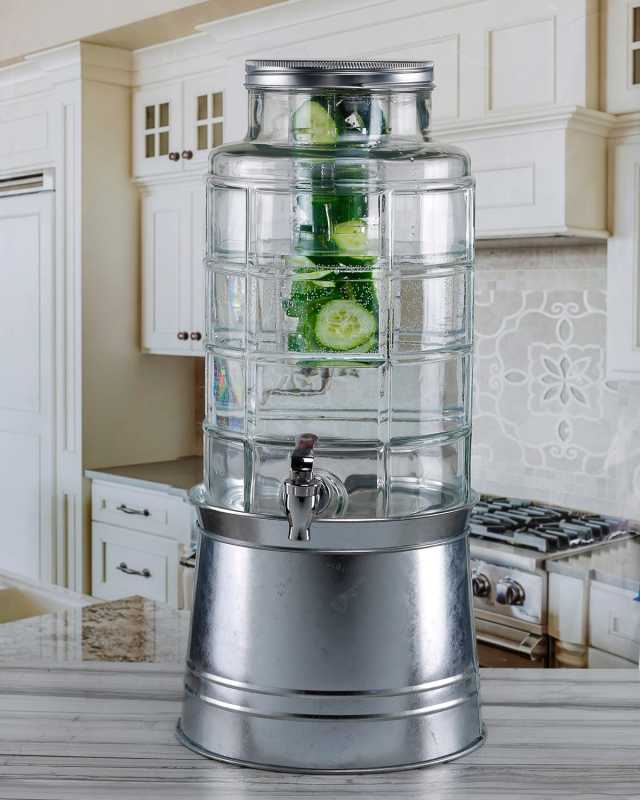 Patchwork Beverage Dispenser